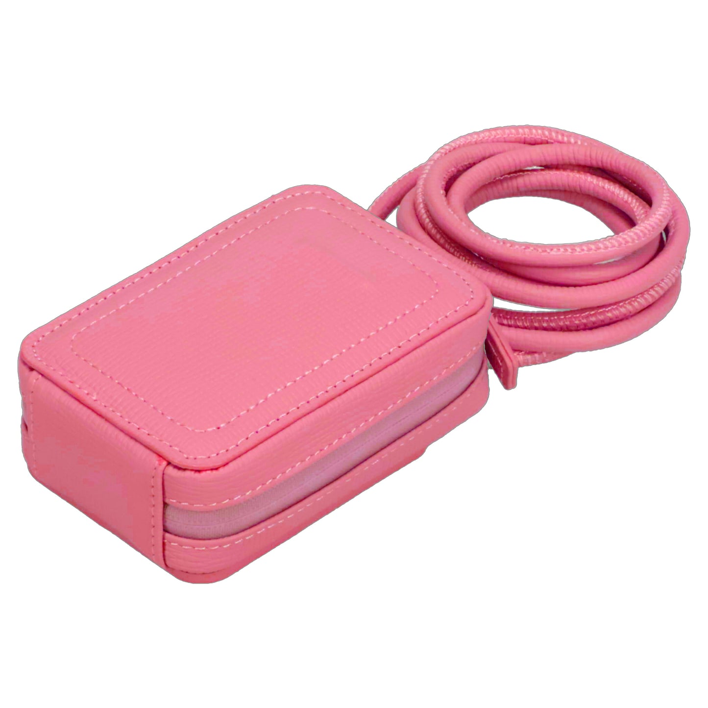 ACCESSORY-SHOULDER STRAP MICRO BAG / SHOCKING PINK