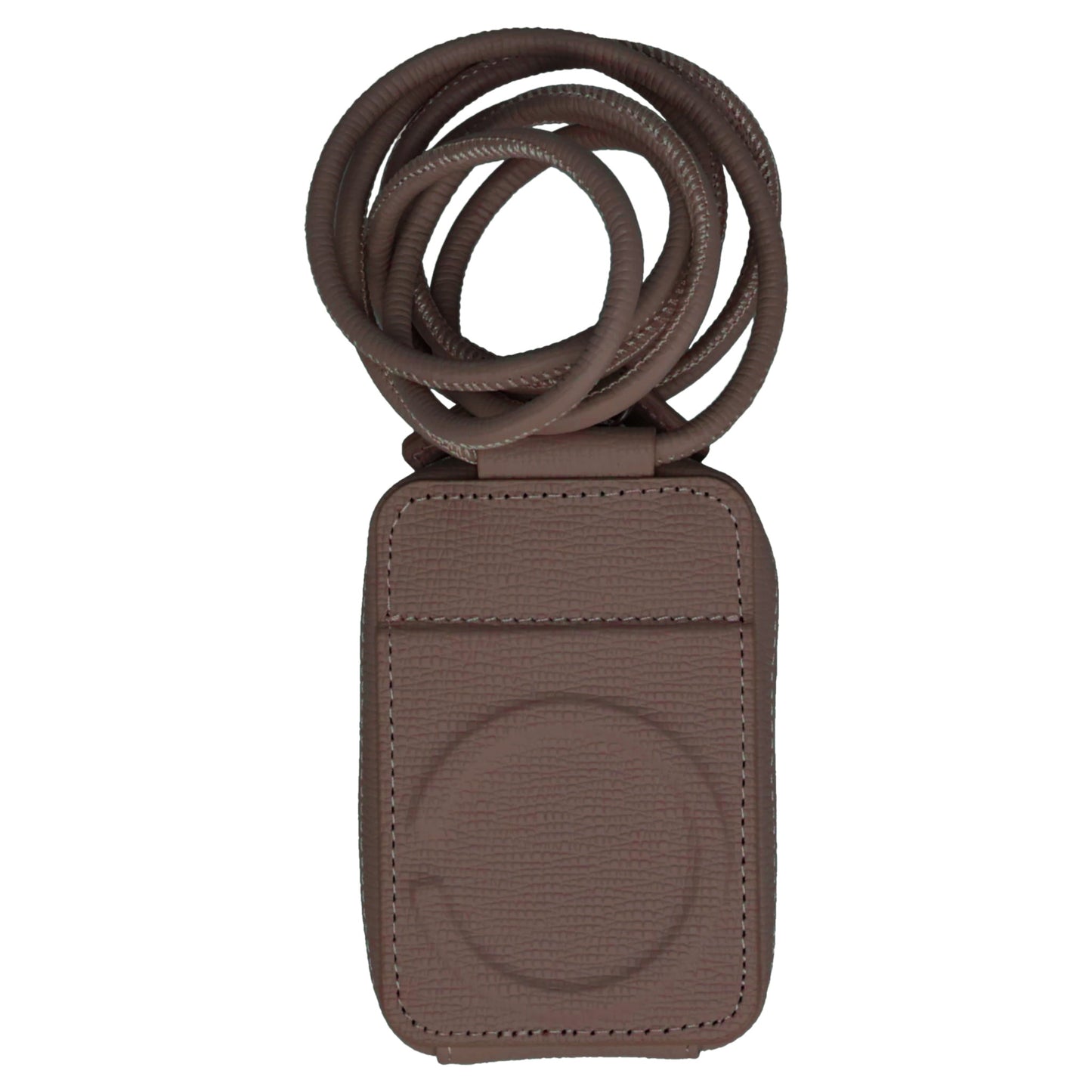 ACCESSORY-SHOULDER STRAP MICRO BAG / DARK BROWN