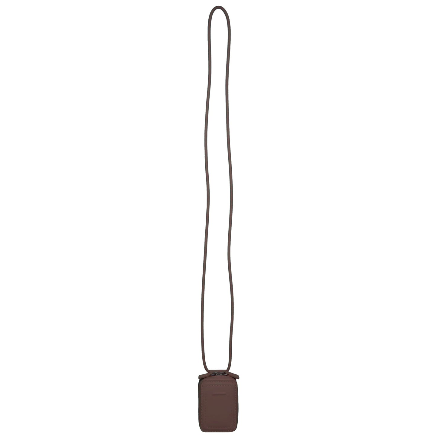 ACCESSORY-SHOULDER STRAP MICRO BAG / DARK BROWN