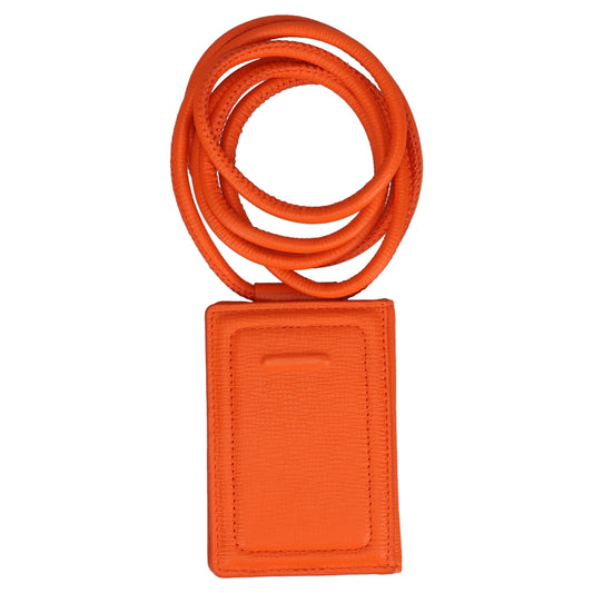 iPhone ACCESSORY-SHOULDER STRAP CARD CASE / CARROT ORANGE