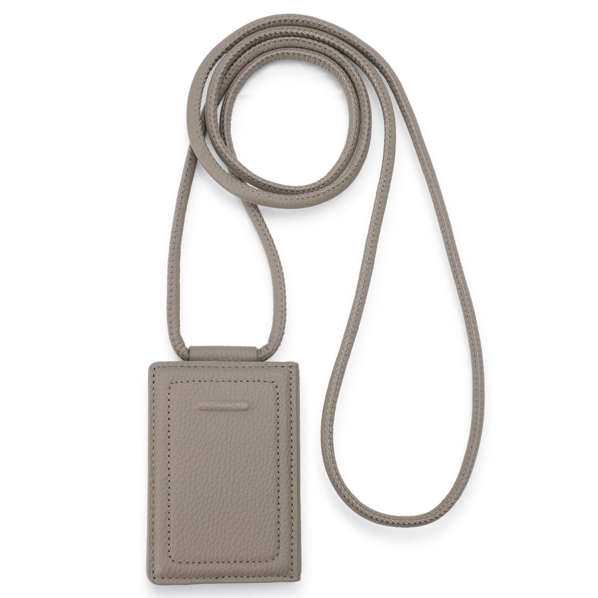 iPhone ACCESSORY-SHOULDER STRAP CARD CASE / GREIGE