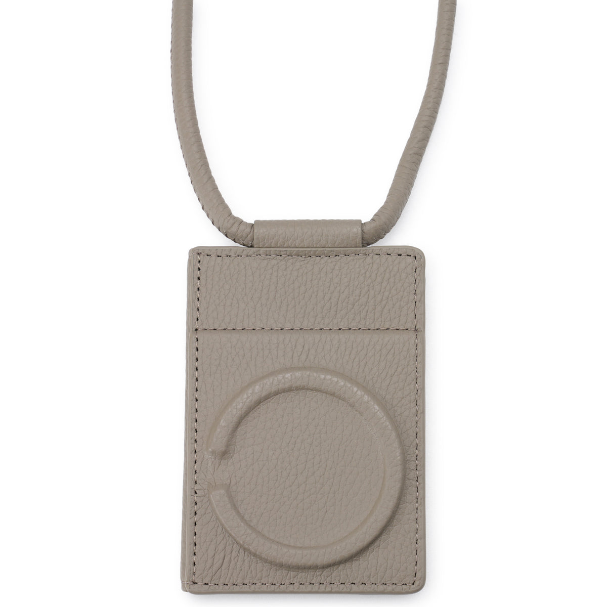 iPhone ACCESSORY-SHOULDER STRAP CARD CASE / GREIGE