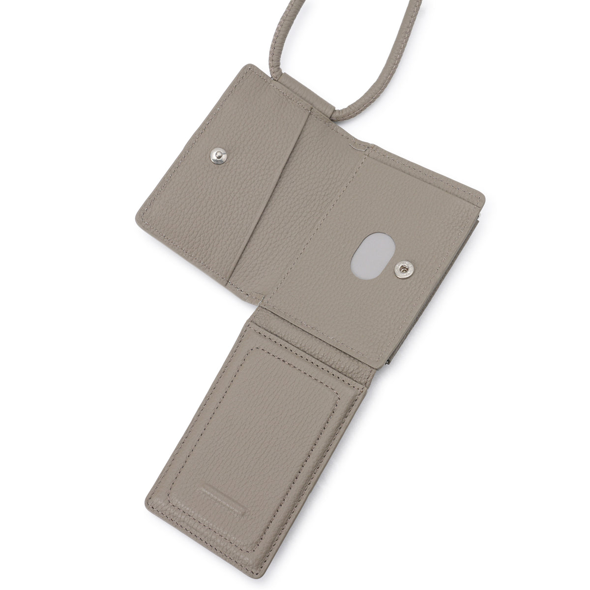 iPhone ACCESSORY-SHOULDER STRAP WALLET / GREIGE