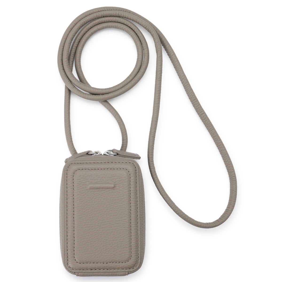iPhone ACCESSORY-SHOULDER STRAP MICRO BAG / GREIGE