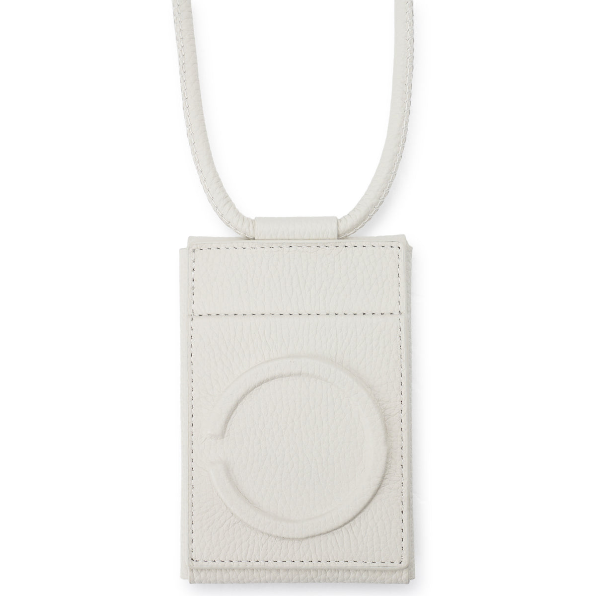 iPhone ACCESSORY - LEATHER ENVELOPE WALLET WITH STRAP / MARSHMALLOW