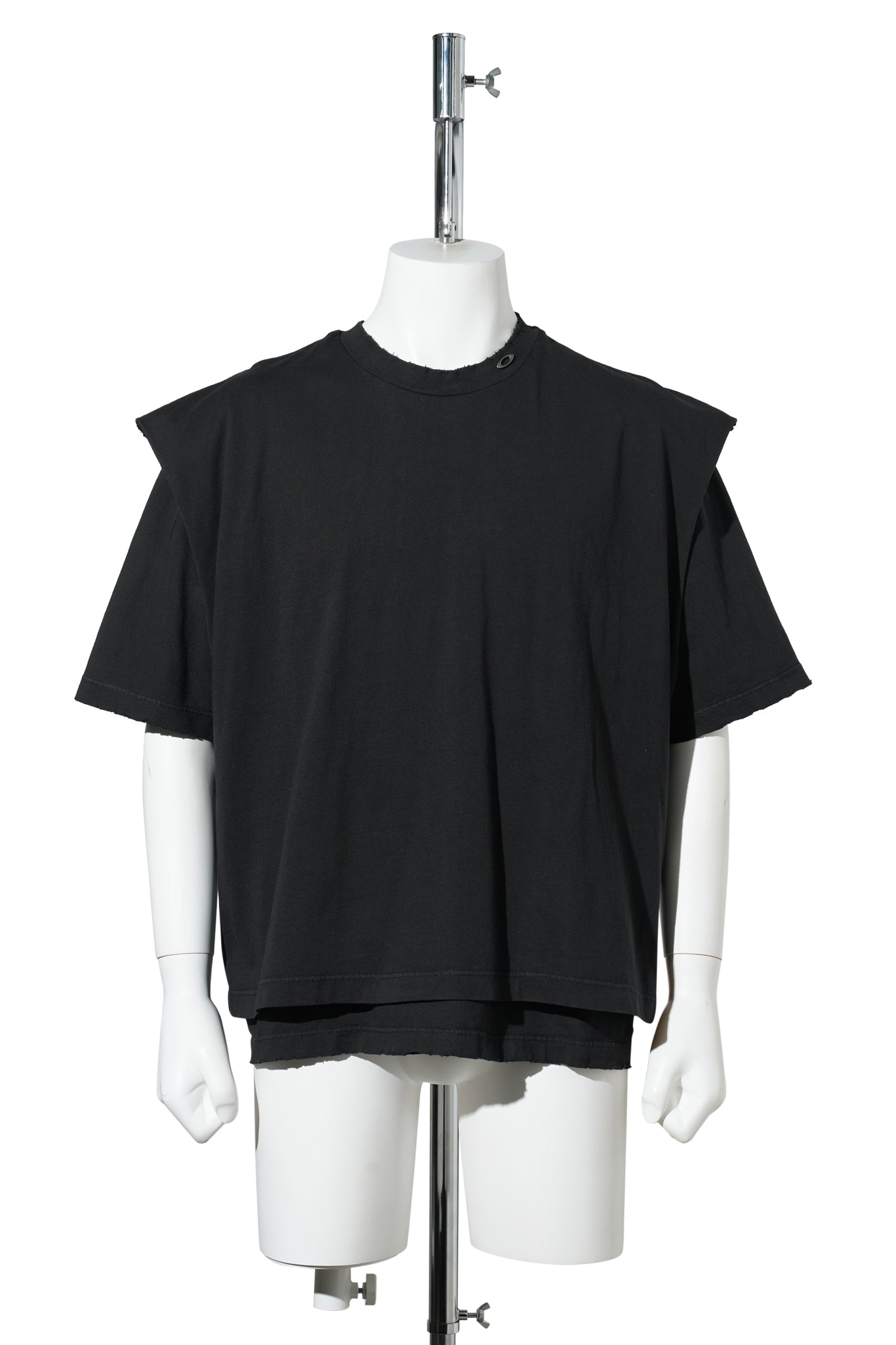 LAYERED T-SHIRT / VINTAGE BLACK