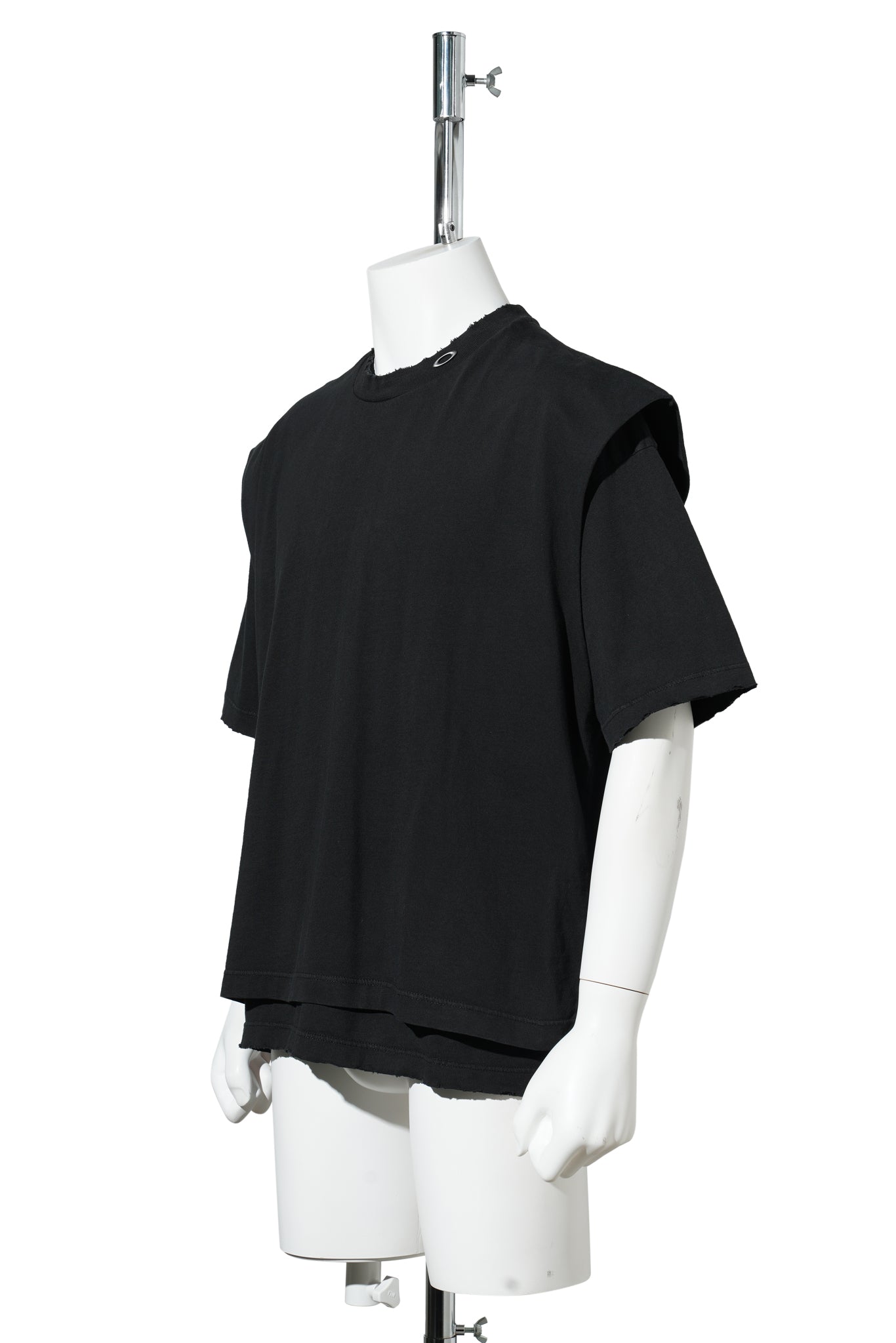 LAYERED T-SHIRT / VINTAGE BLACK