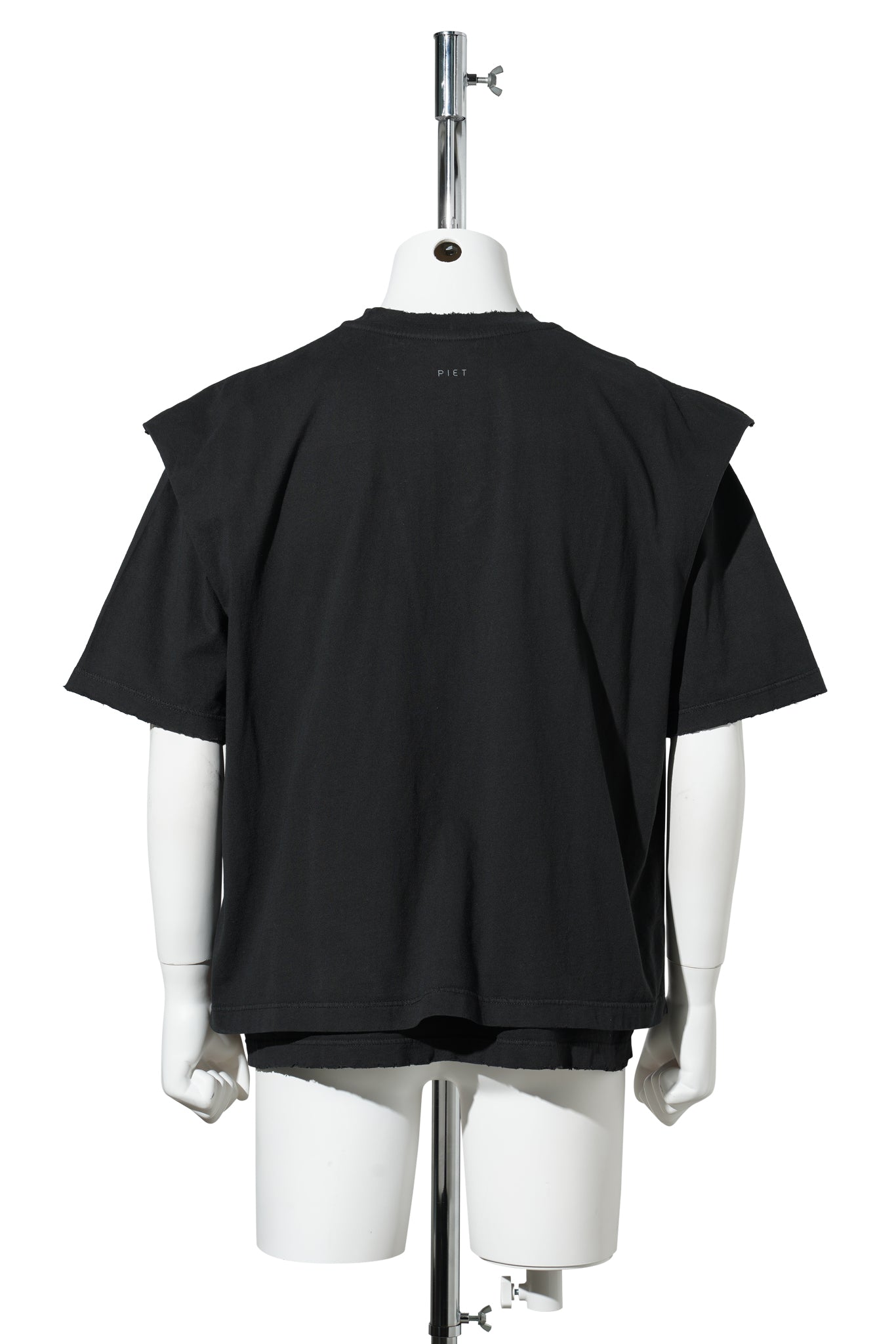 LAYERED T-SHIRT / VINTAGE BLACK