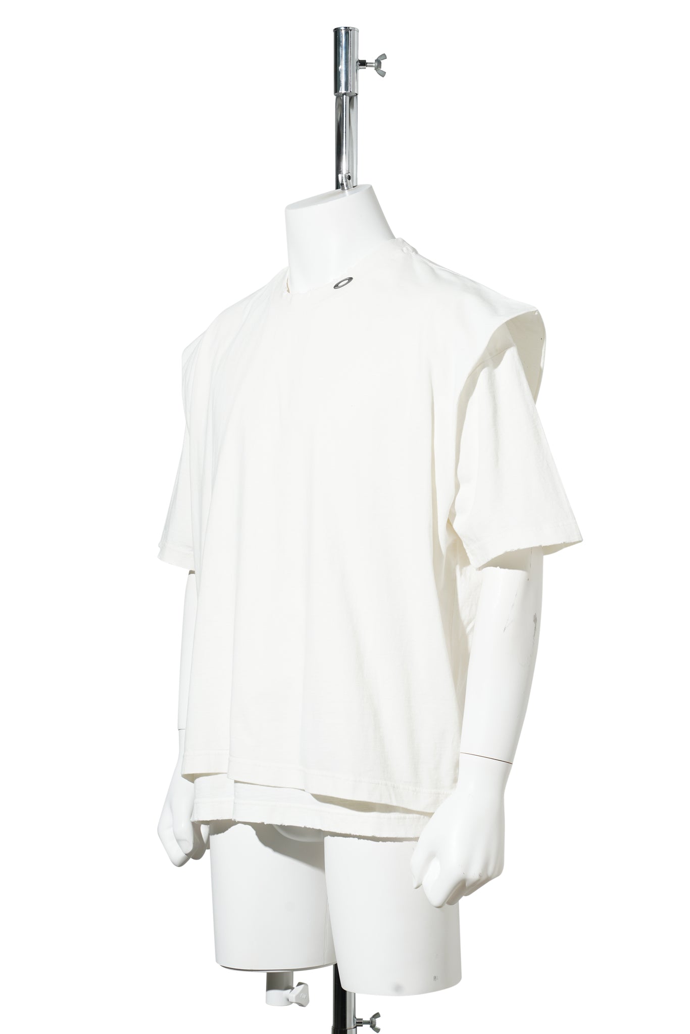 LAYERED T-SHIRT / BONE WHITE