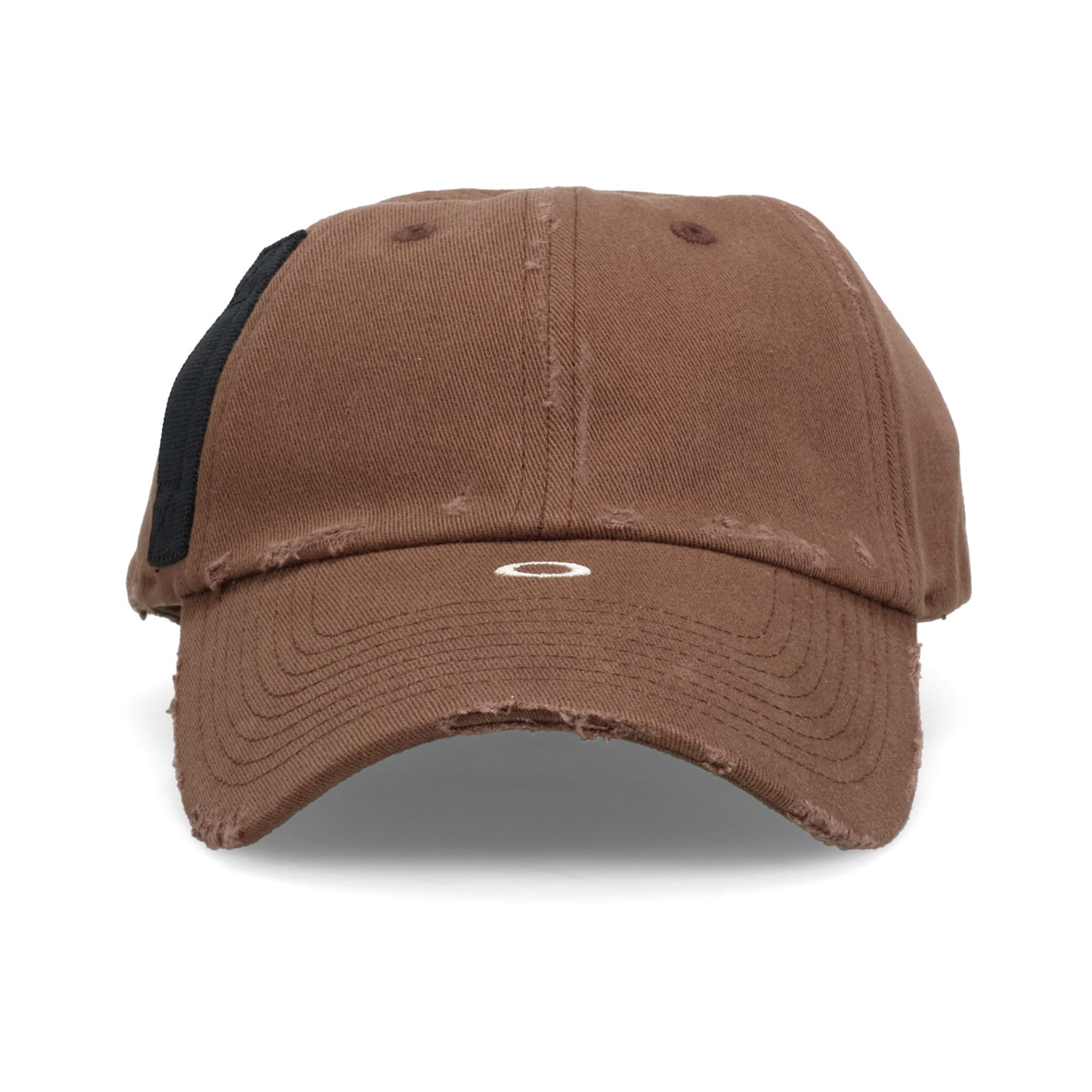 NANO LOGO STUDDED CAP / DARK BROWN