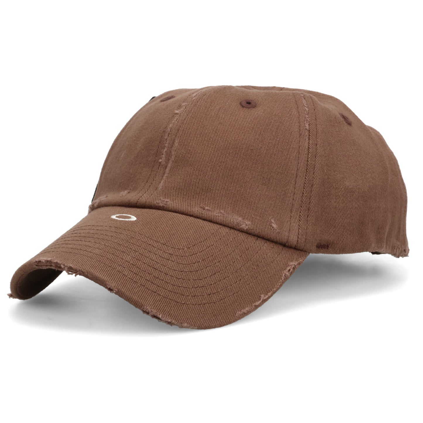 NANO LOGO STUDDED CAP / DARK BROWN