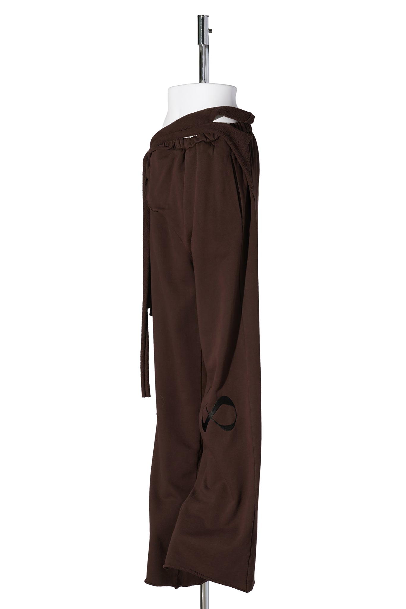 OTTO WRAP TRACK PANTS / BROWN