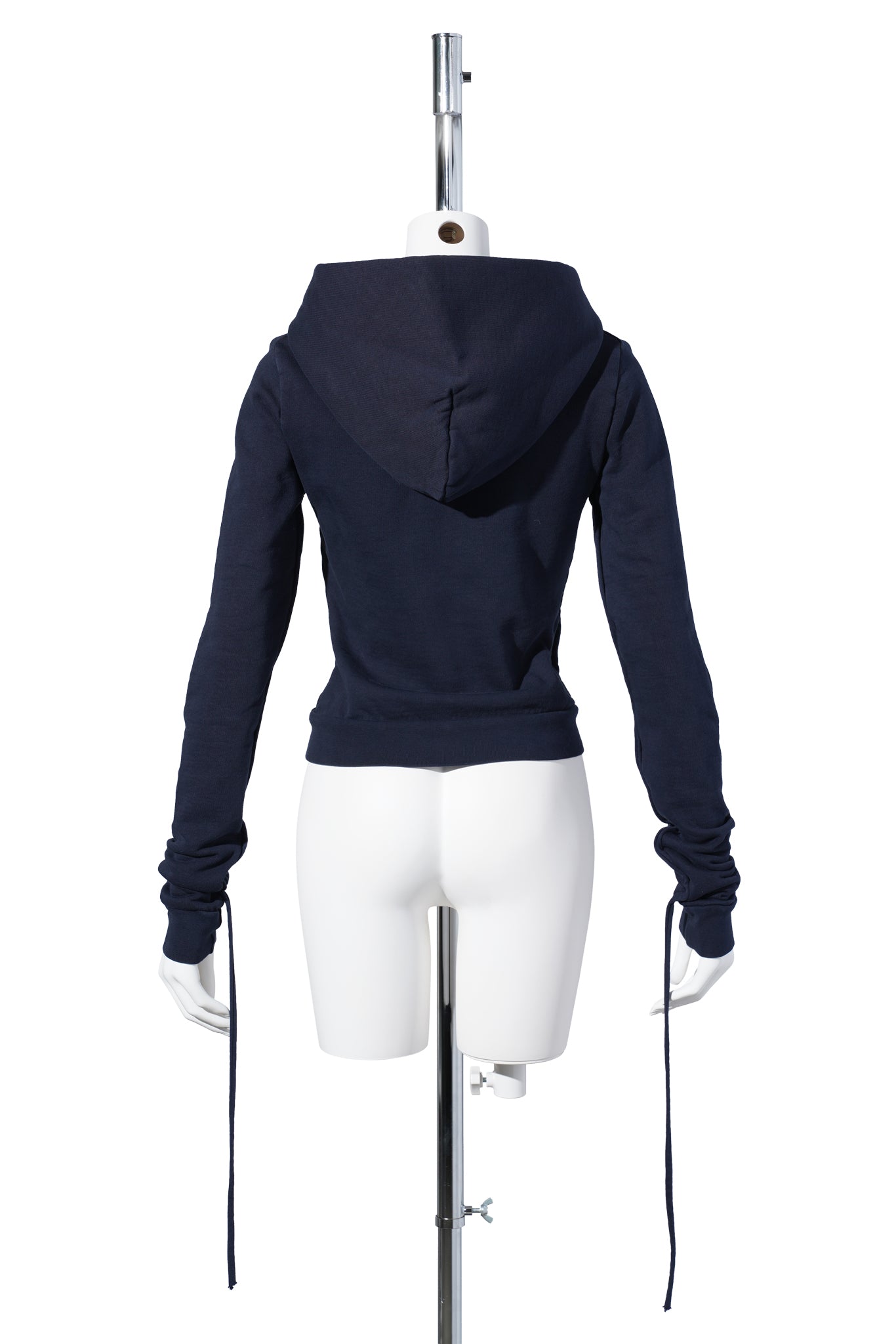 FITTED ZIP HOODIE / DARK NAVY