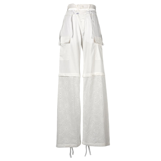 BAGGY CARGO PANTS / WHITE