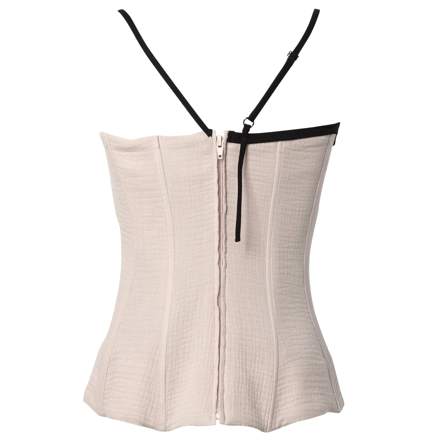 MOUSSELIN SUIT CORSAGE / STONE