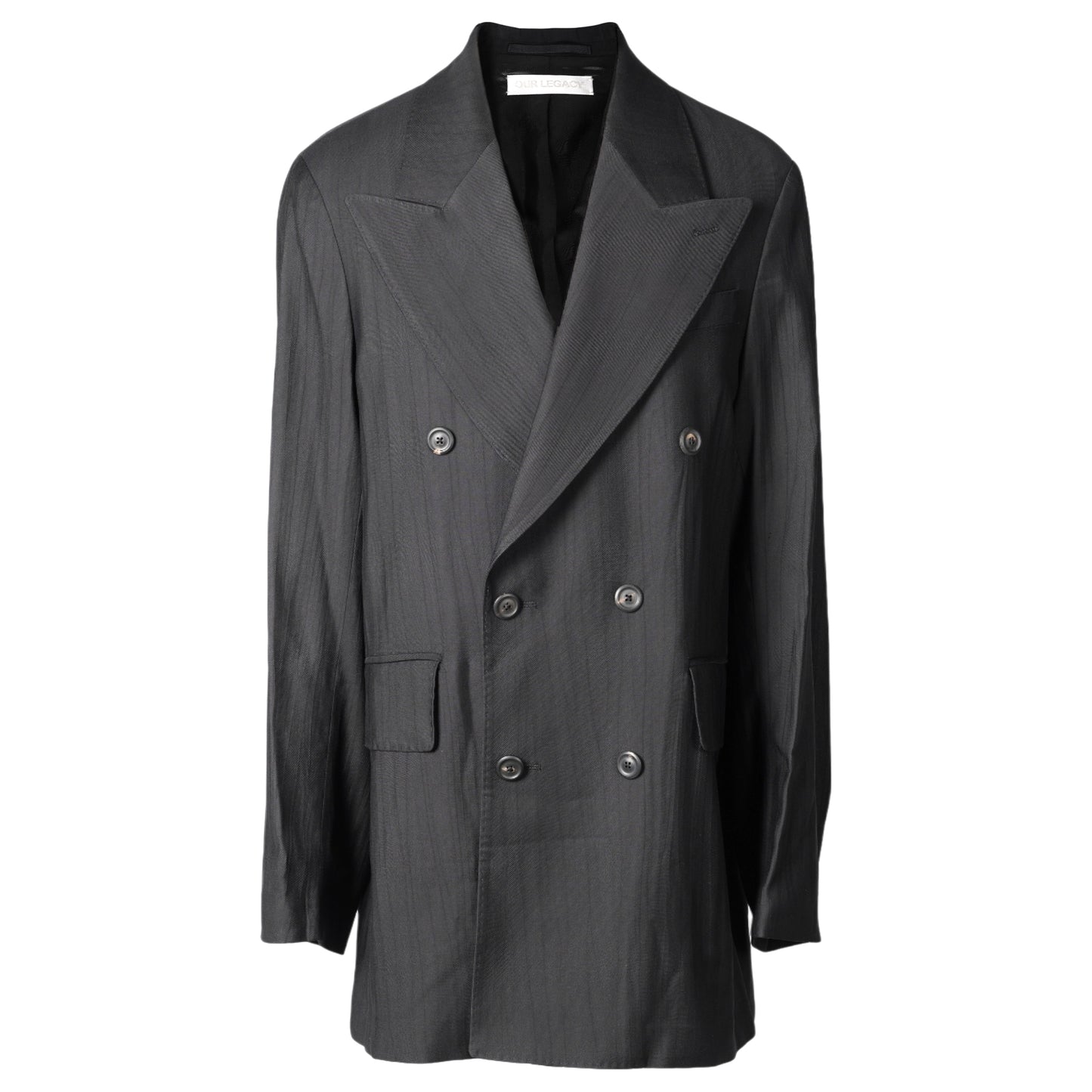 SHARP DB BLAZER / BLACK EXPERIENCED VISCOSE