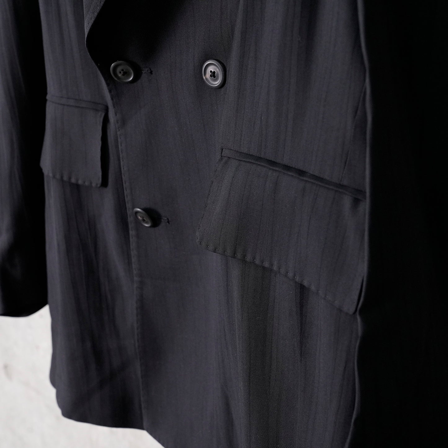 SHARP DB BLAZER / BLACK EXPERIENCED VISCOSE