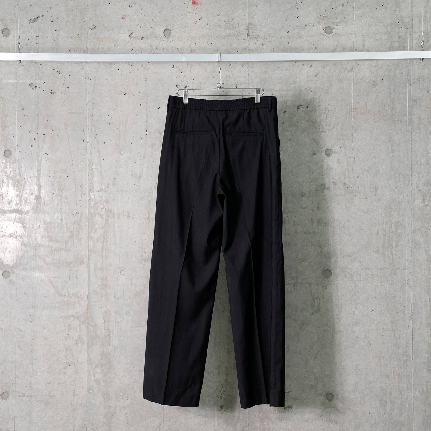 SAILOR TROUSER / BLACK EXPERIENCED VISCOSE