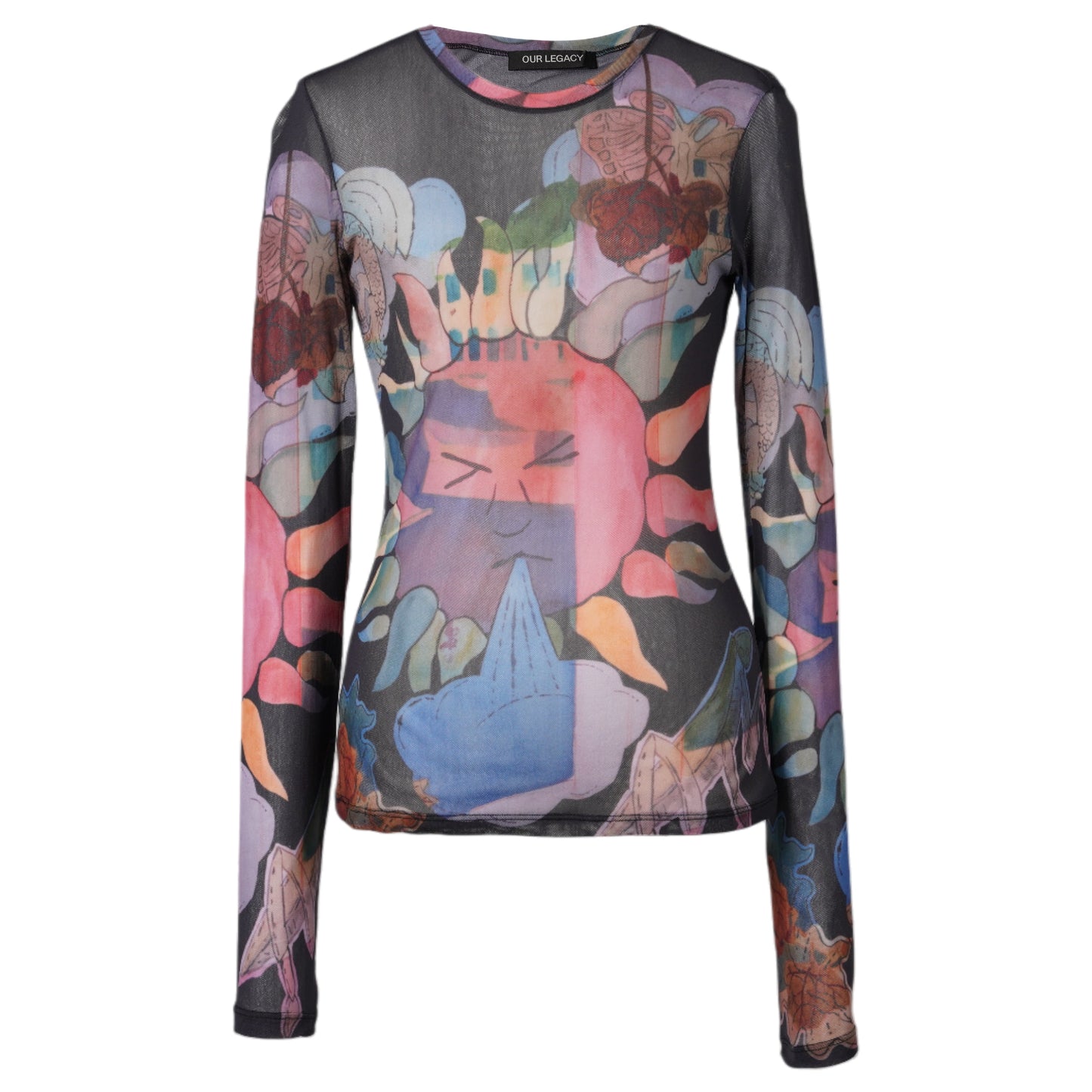 SUPER SLIM LONGSLEEVE / SOLAR POWER MARINA PRINT