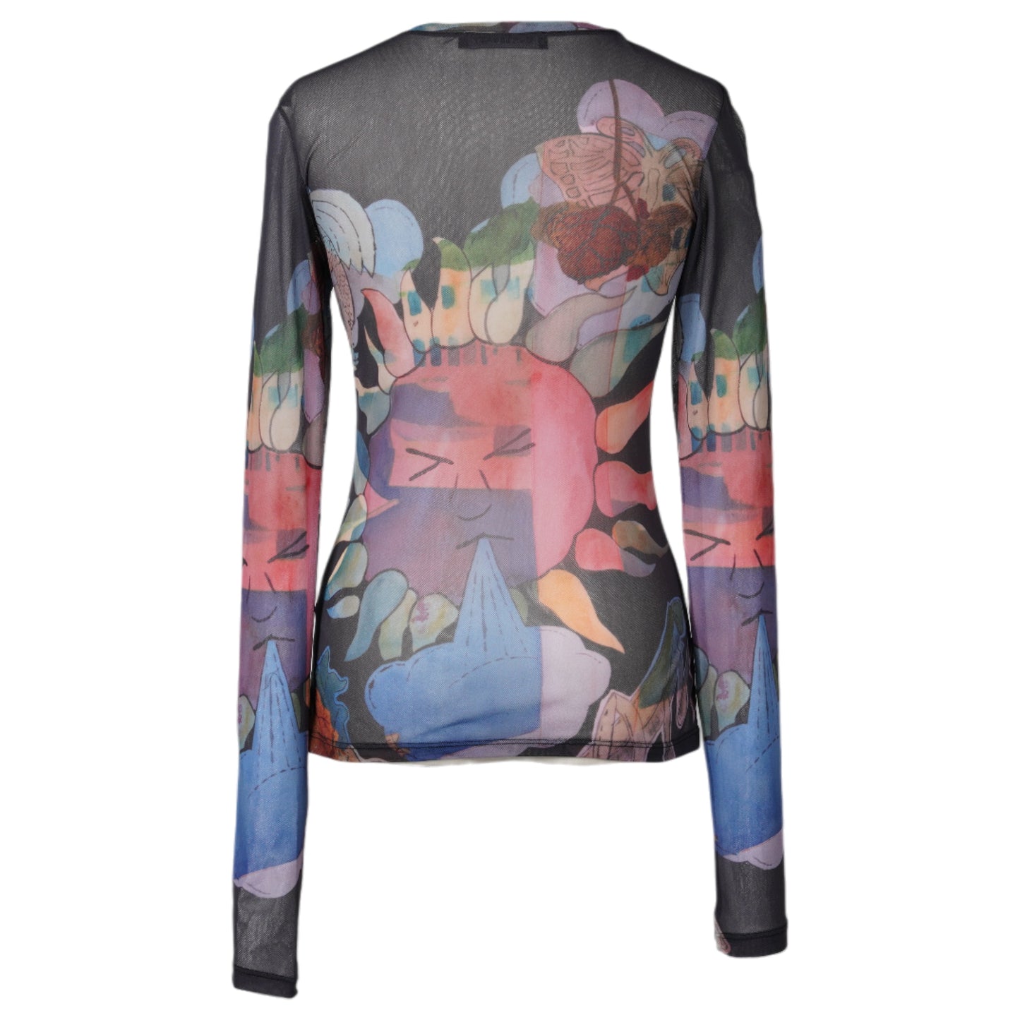 SUPER SLIM LONGSLEEVE / SOLAR POWER MARINA PRINT