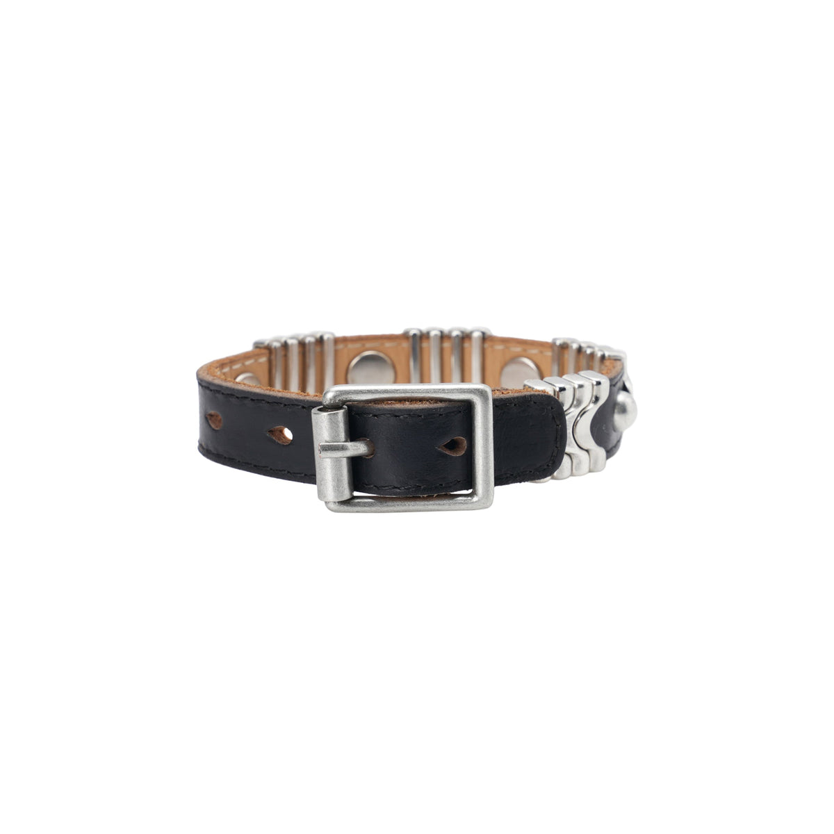 WAVE BRACELET / BLACK CHROMEXCEL LEATHER