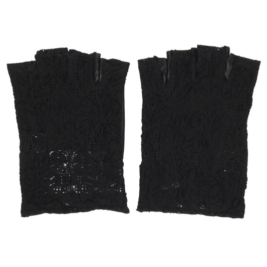 BIKER GLOVE / BLACK LOTUS SHRUNKEN LACE