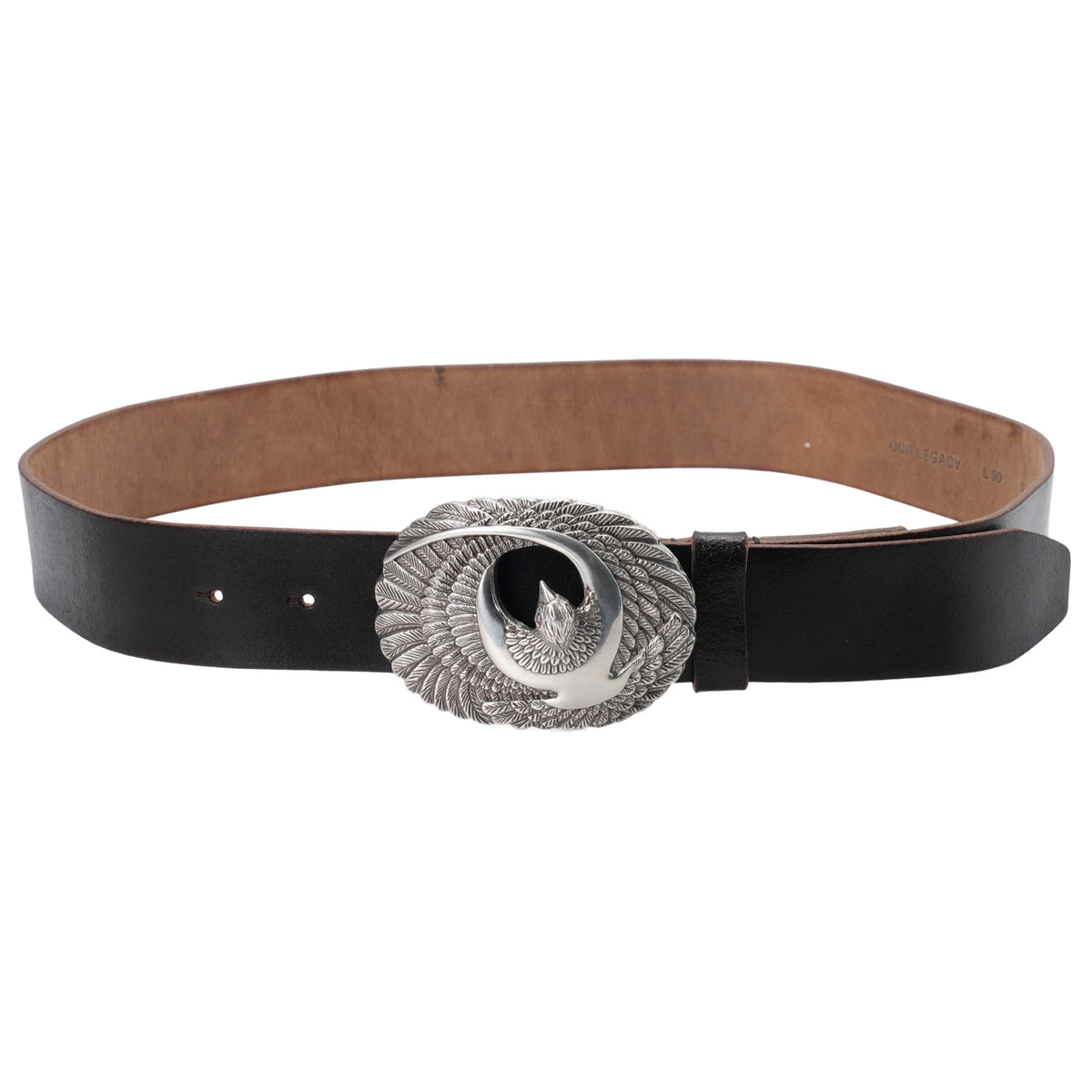 EAGLE BELT / BLACK COFFE WAXED CHROMEXCEL