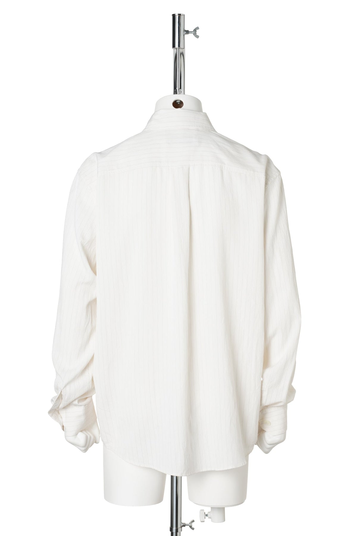 BEYOND SHIRT / CREAM STRIPE CEREMONY VISCOSE