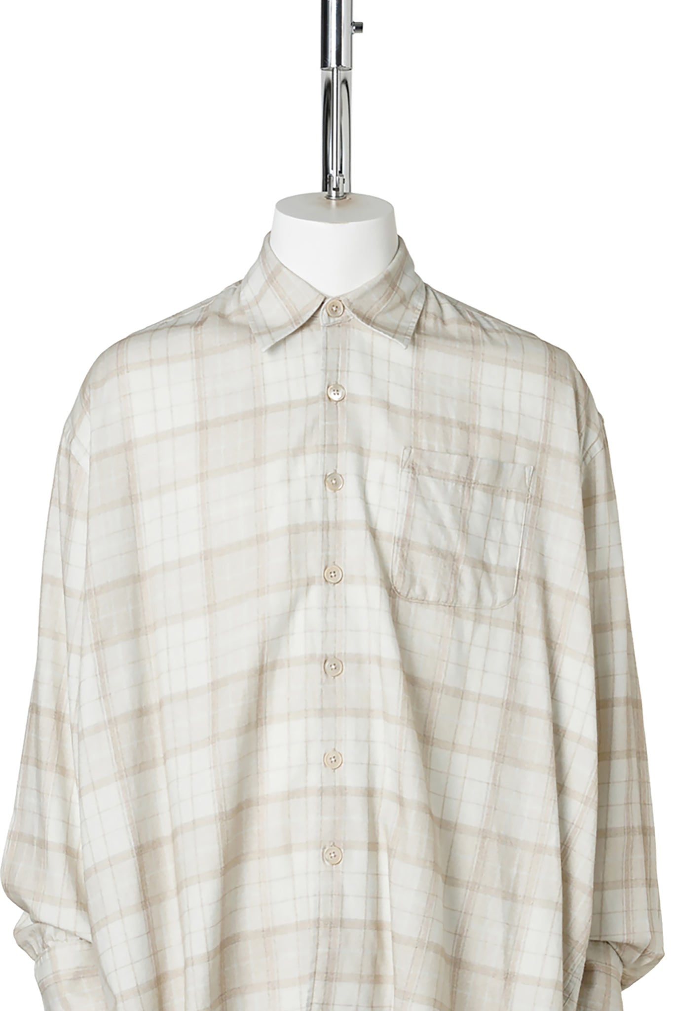 BORROWED SHIRT / STELLA CHECK PRINT