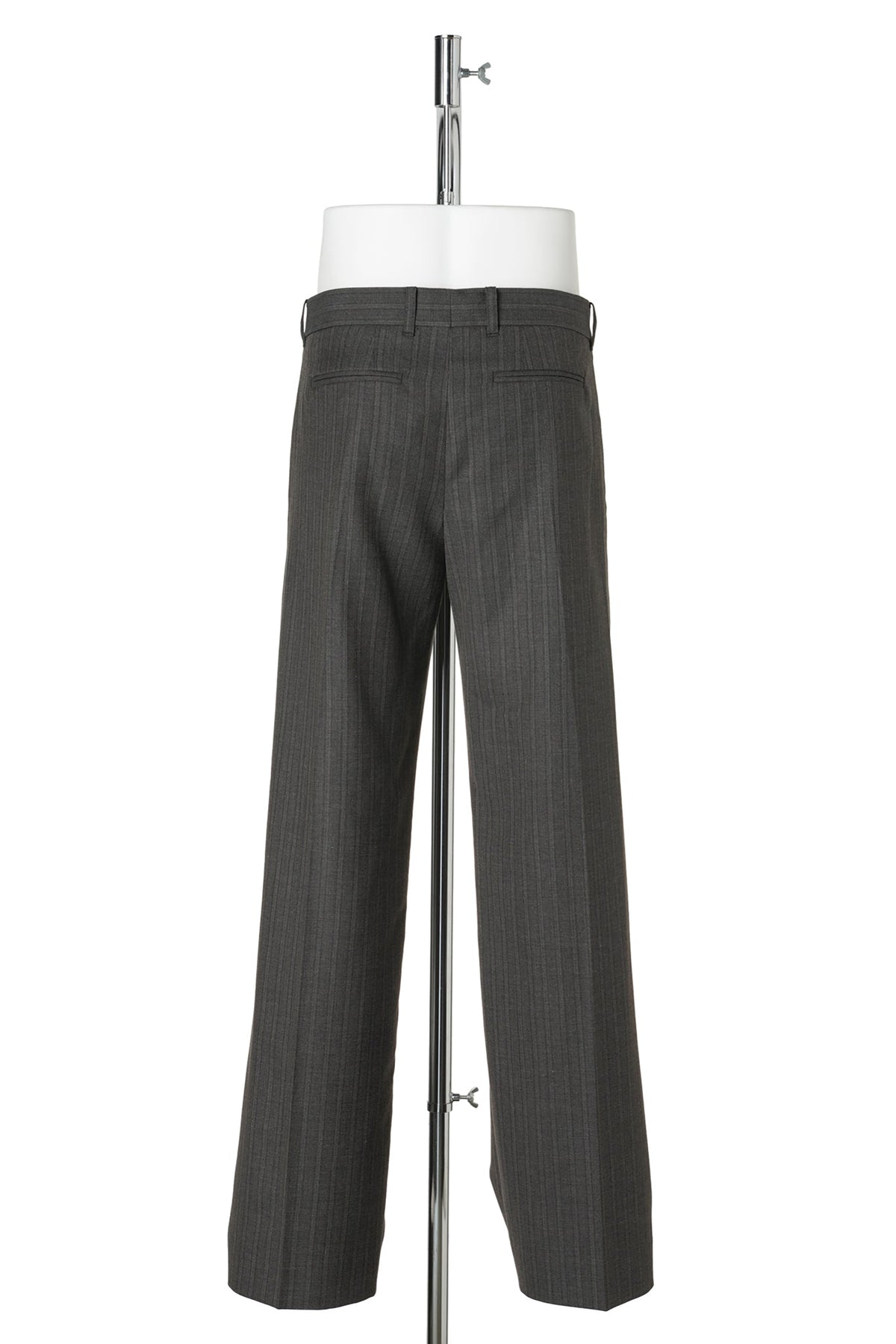 SLACK TROUSER / PHASE STRIPE MOTION WOOLCOT