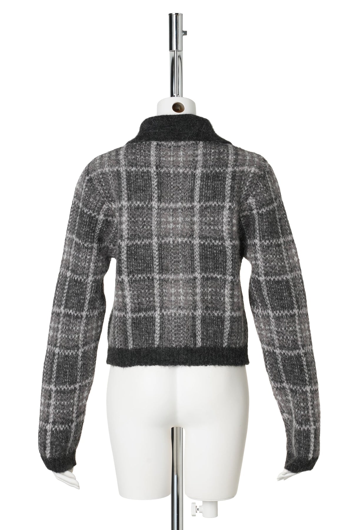 MAZZY POLO / GRAND CHECK FUZZY ALPACA