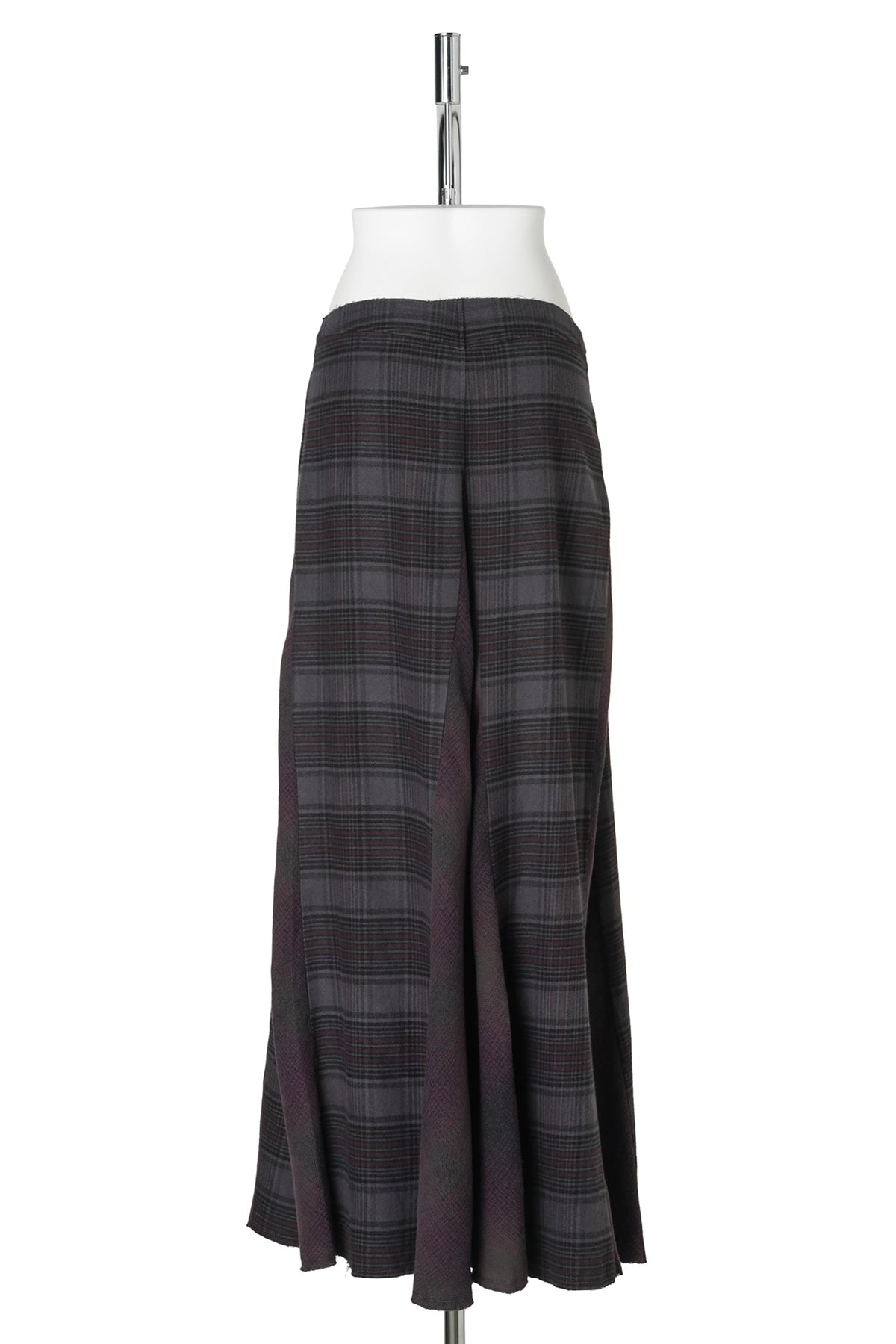 REBEL SKIRT / DUSTY MERLOT CHECK FLANNEL
