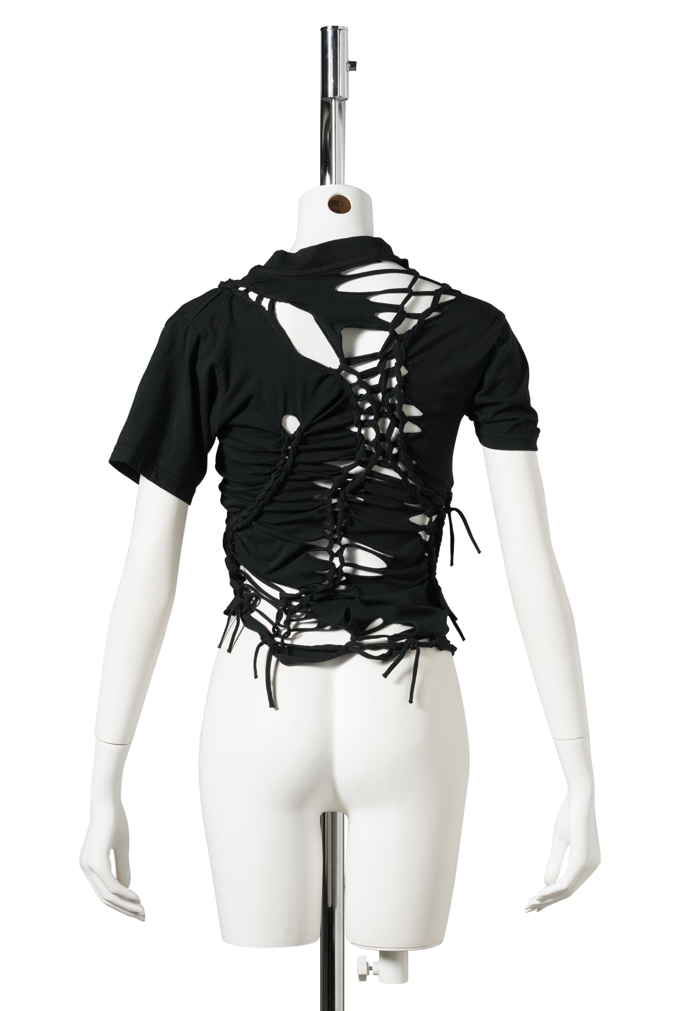OTTO BRAIDED T-SHIRT / BLACK