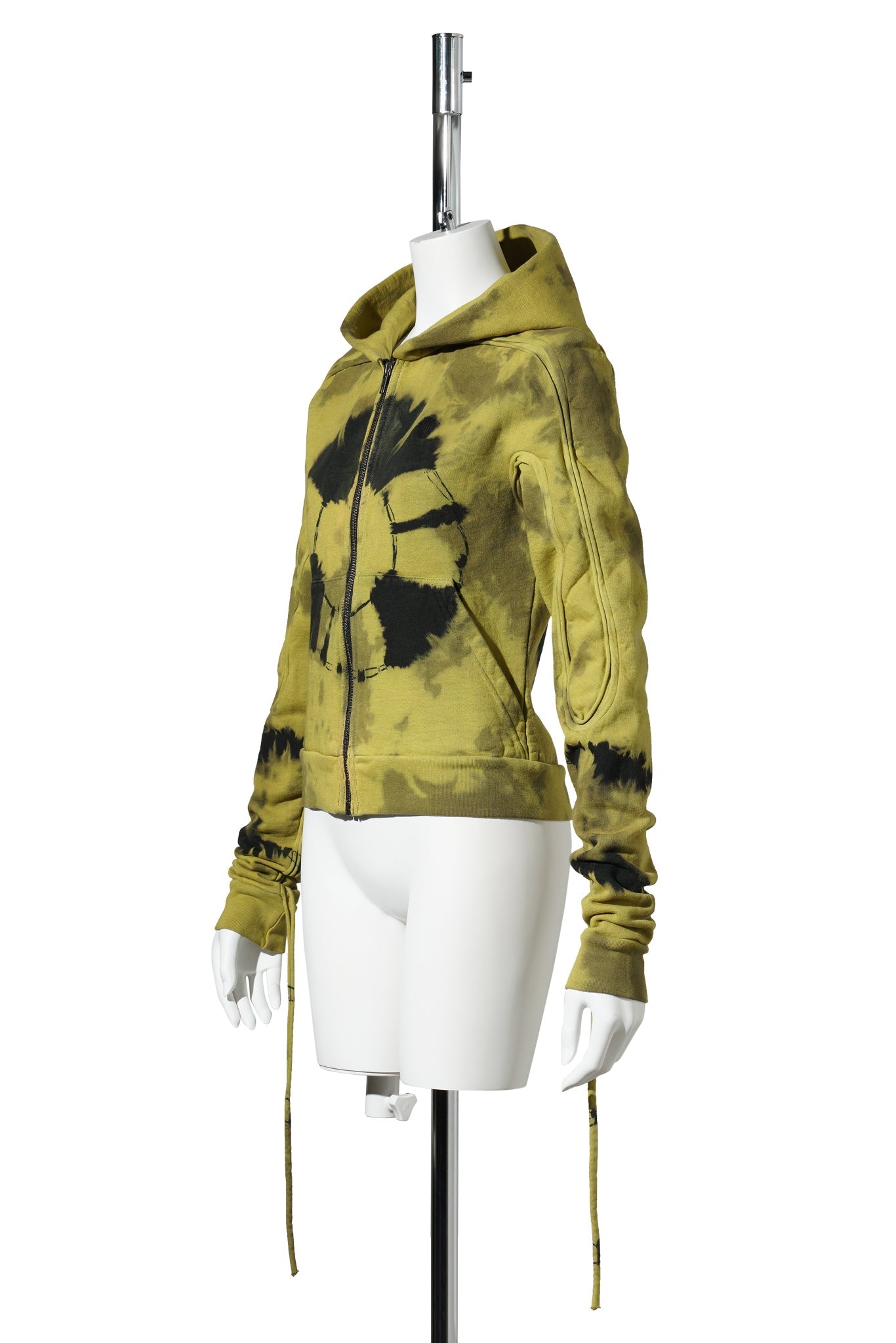 SUTURED ZIP HOODIE / TIE DYE