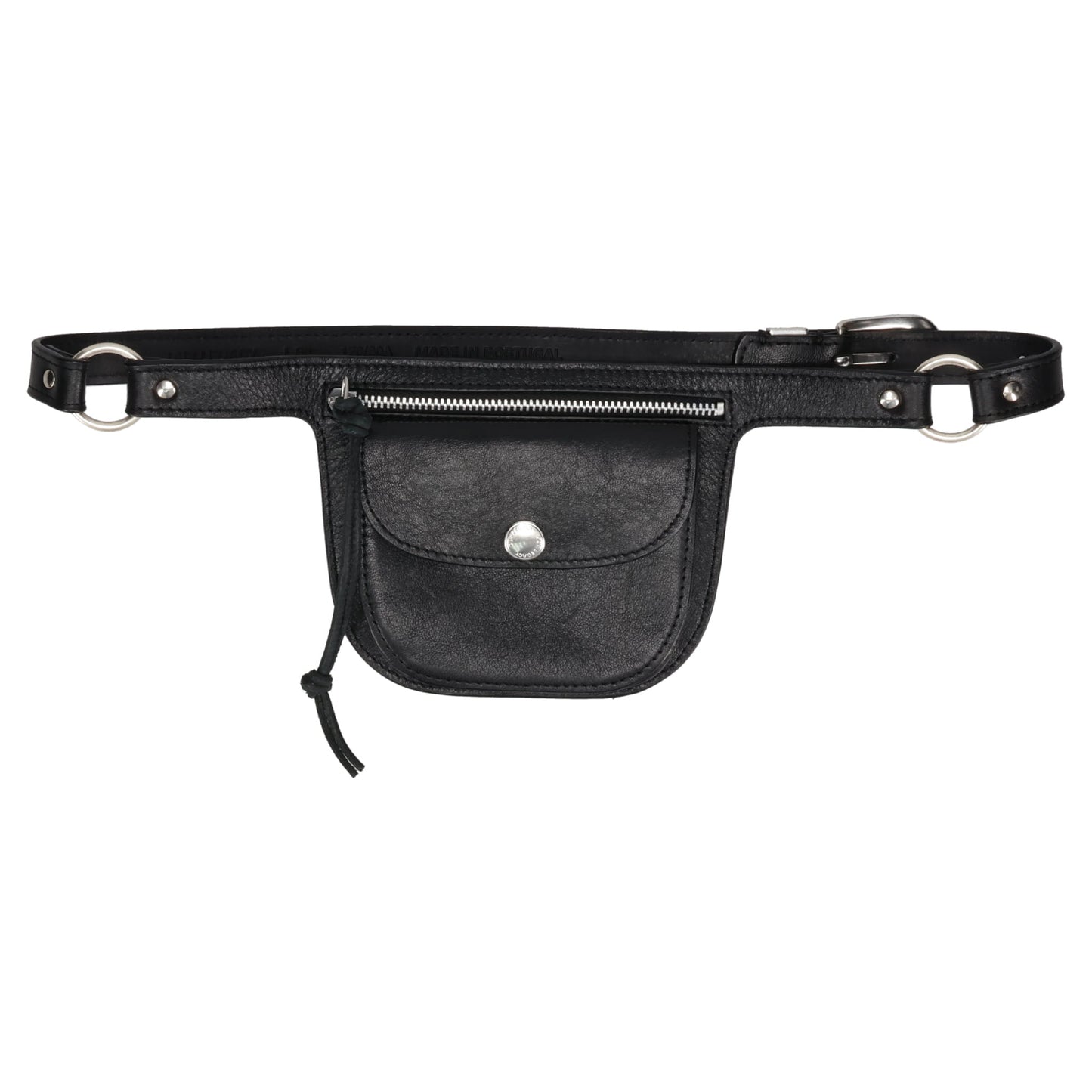 PURSE BELT / MALLEABLE BLACK