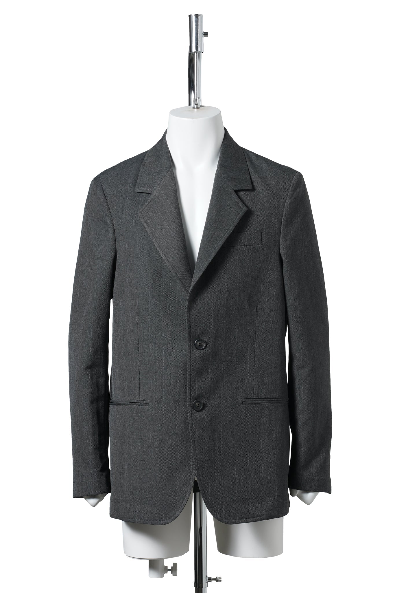 UNCONSTRUCTED CEREMONY BLAZER / SHARK PINSTRIPE