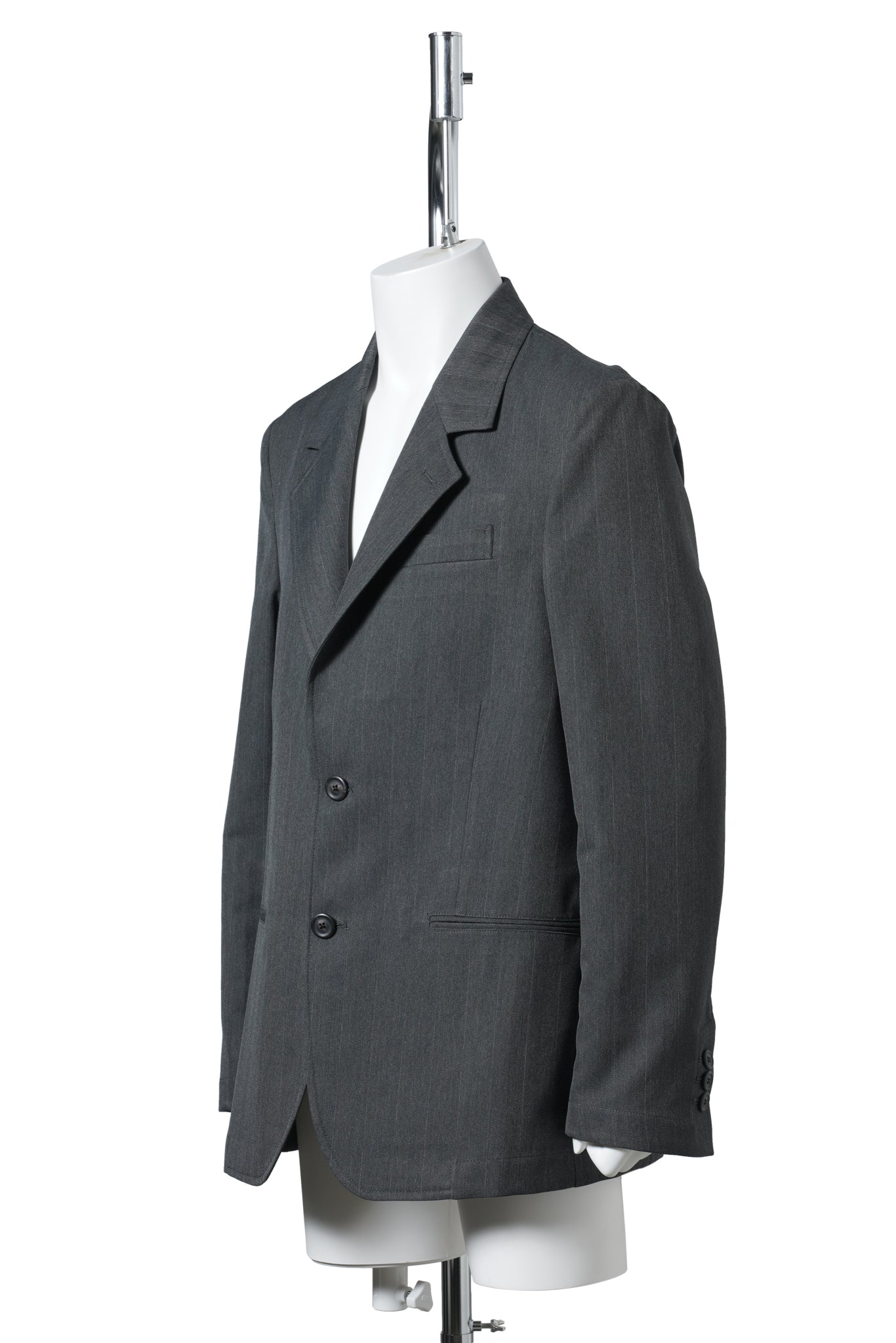 UNCONSTRUCTED CEREMONY BLAZER / SHARK PINSTRIPE