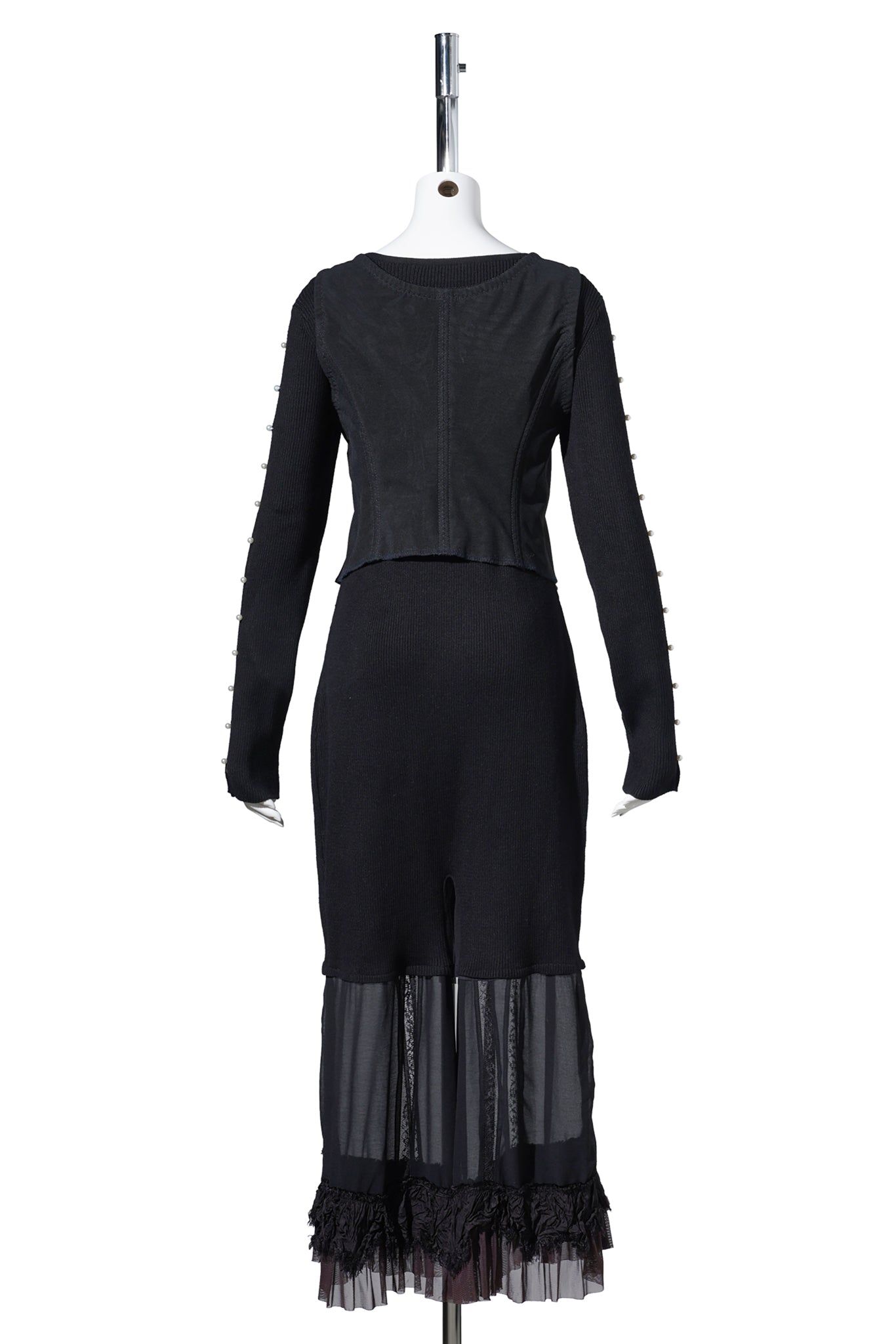 JUMPSUIT WITH CORSET / BLACK