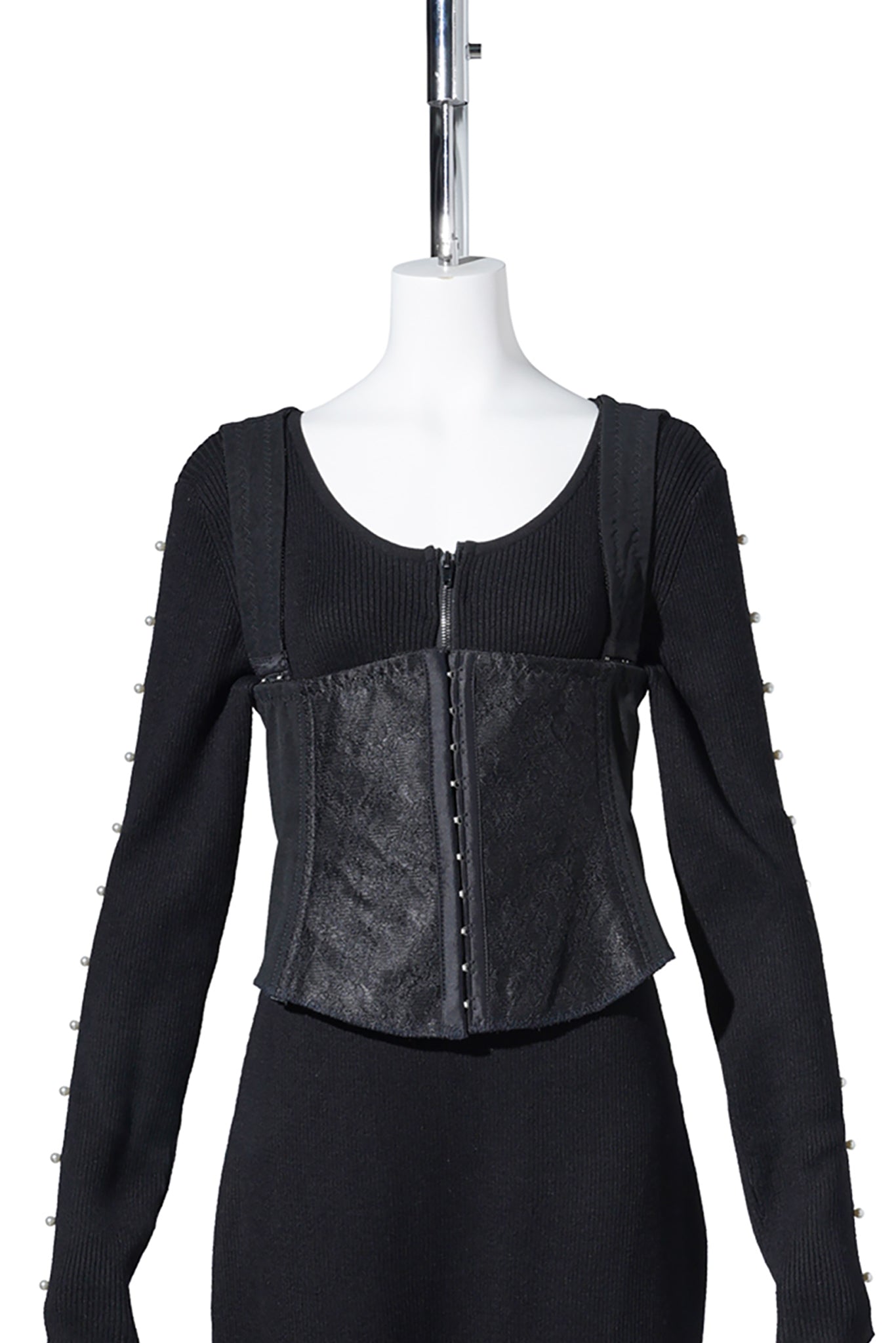 JUMPSUIT WITH CORSET / BLACK
