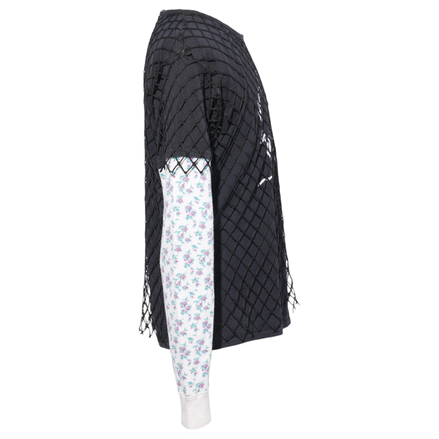 MESH LS TEE / BLACK