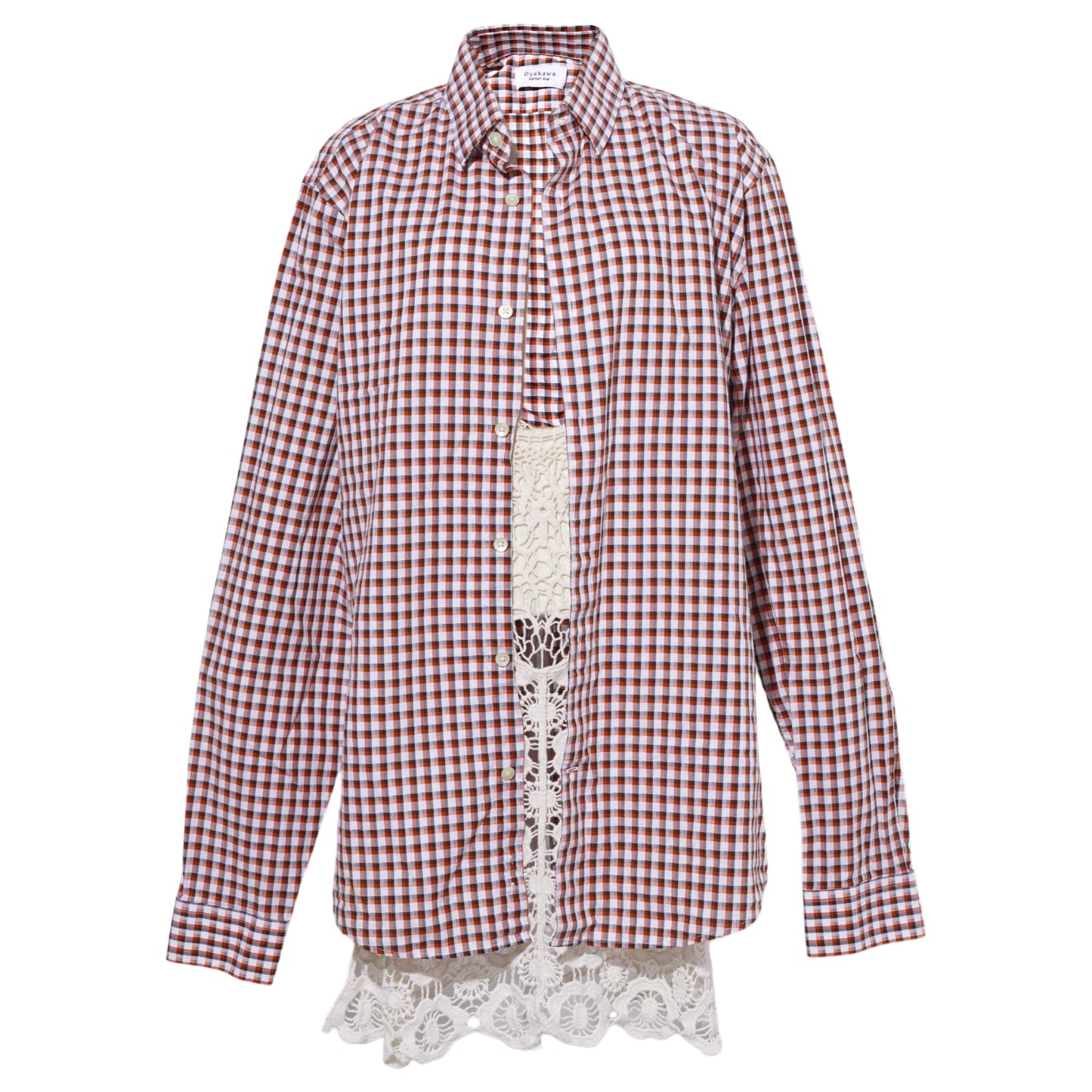 SHIRT WITH LACE TOP / MULTI