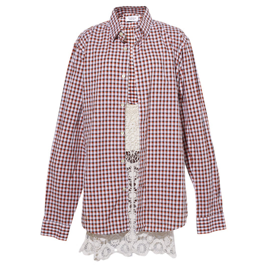 SHIRT WITH LACE TOP / MULTI