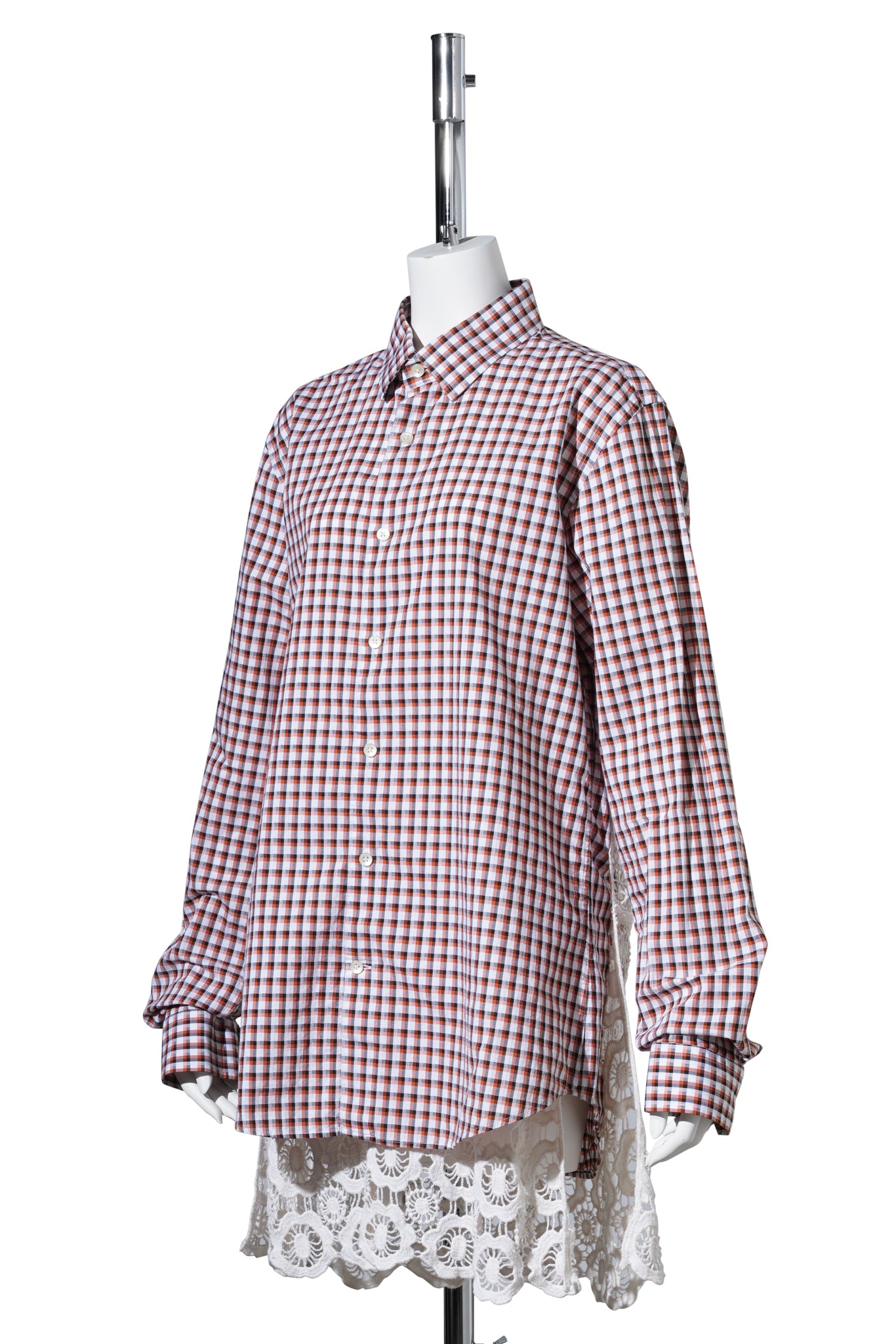 SHIRT WITH LACE TOP / MULTI