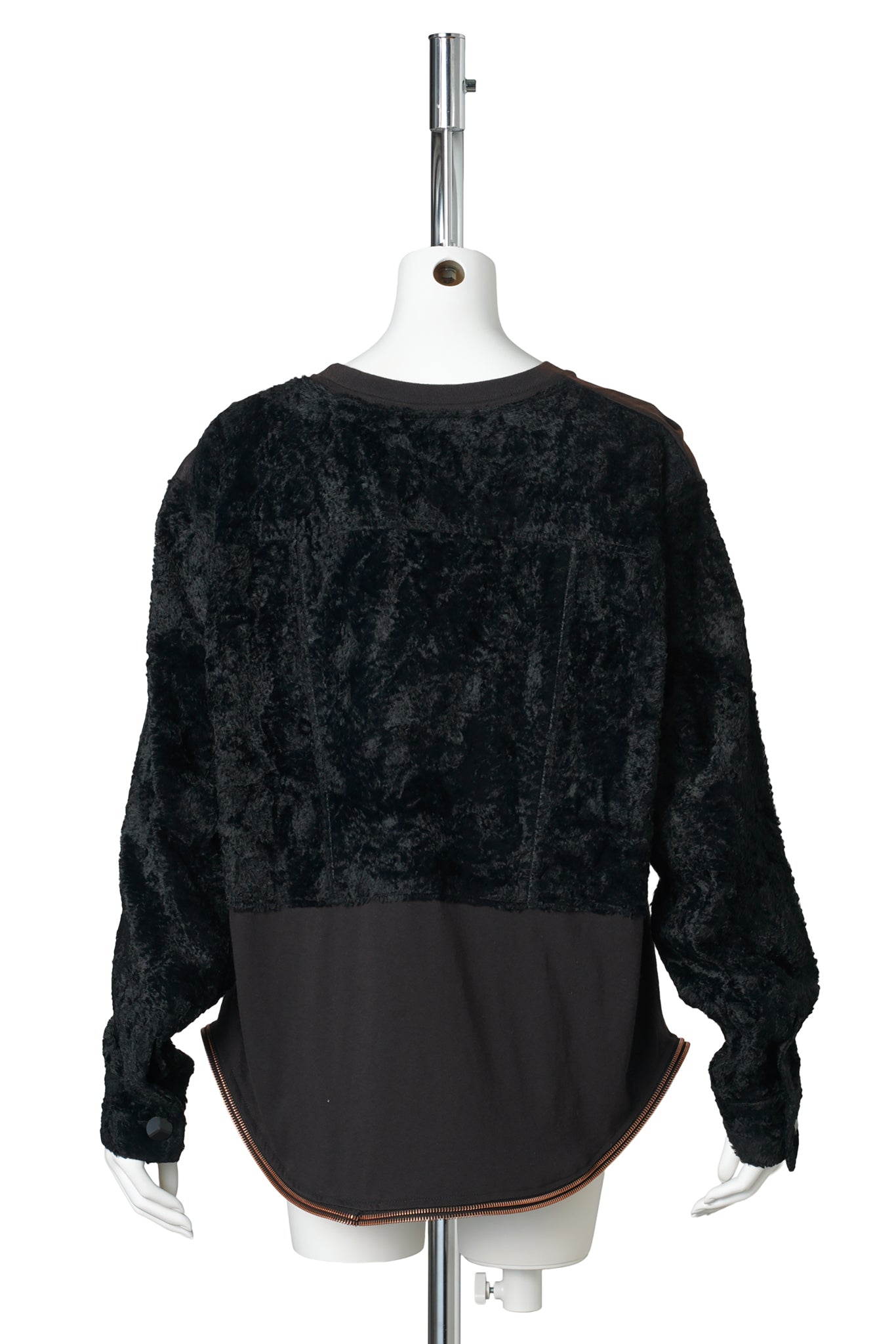 HALF FUR TOP