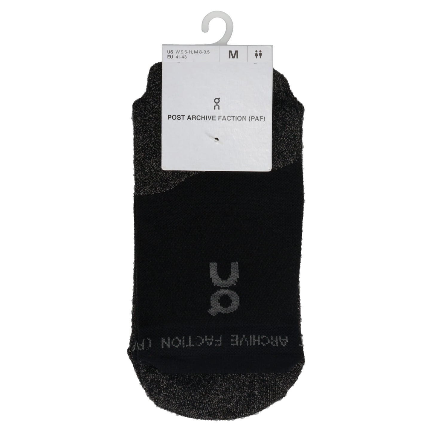 MERINO SOCK PAF U / BLACK | GLACIER