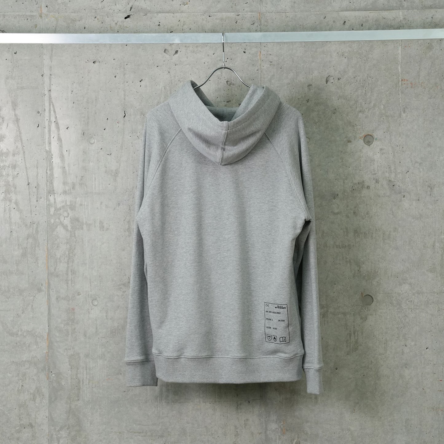 SPLIT HOODIE / GREY