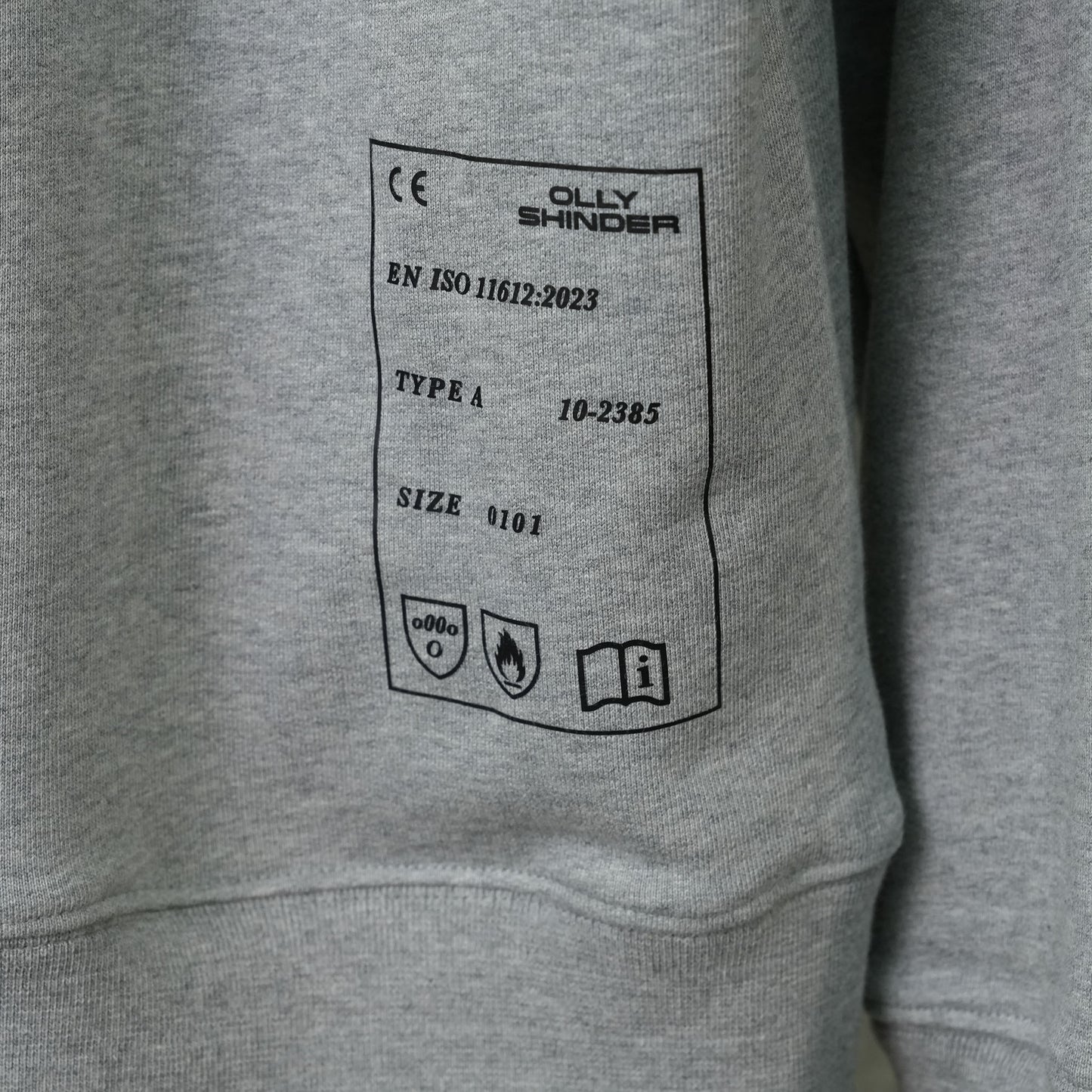 SPLIT HOODIE / GREY