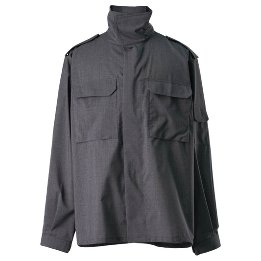 WOOL OVERSHIRT / GREY