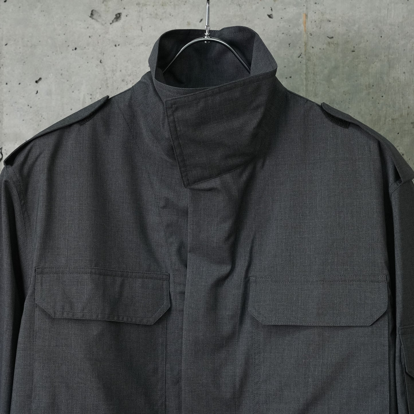 WOOL OVERSHIRT / GREY