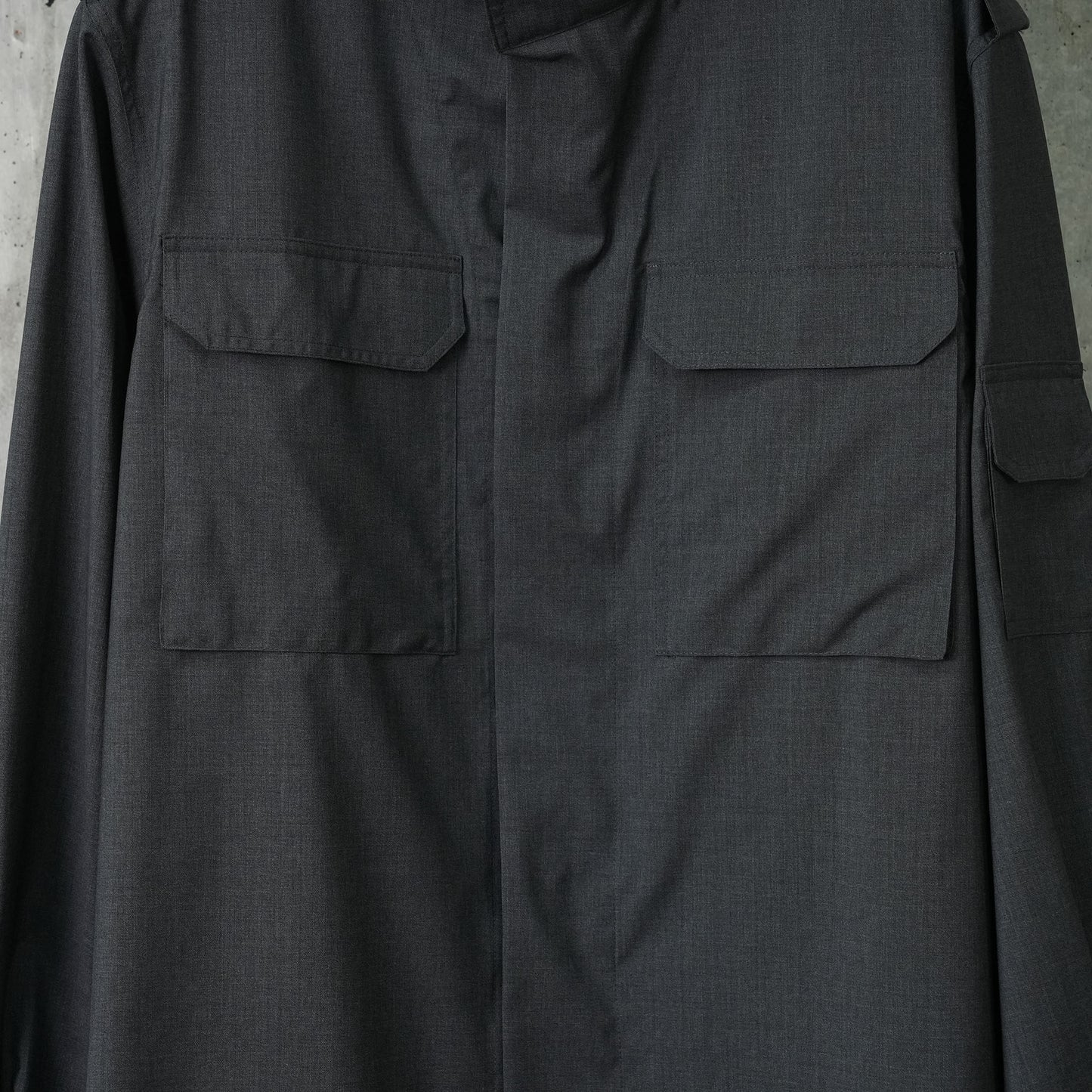 WOOL OVERSHIRT / GREY